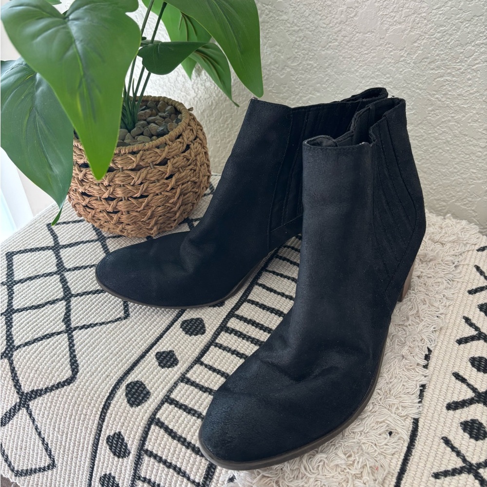 Maurices Black Ankle Booties